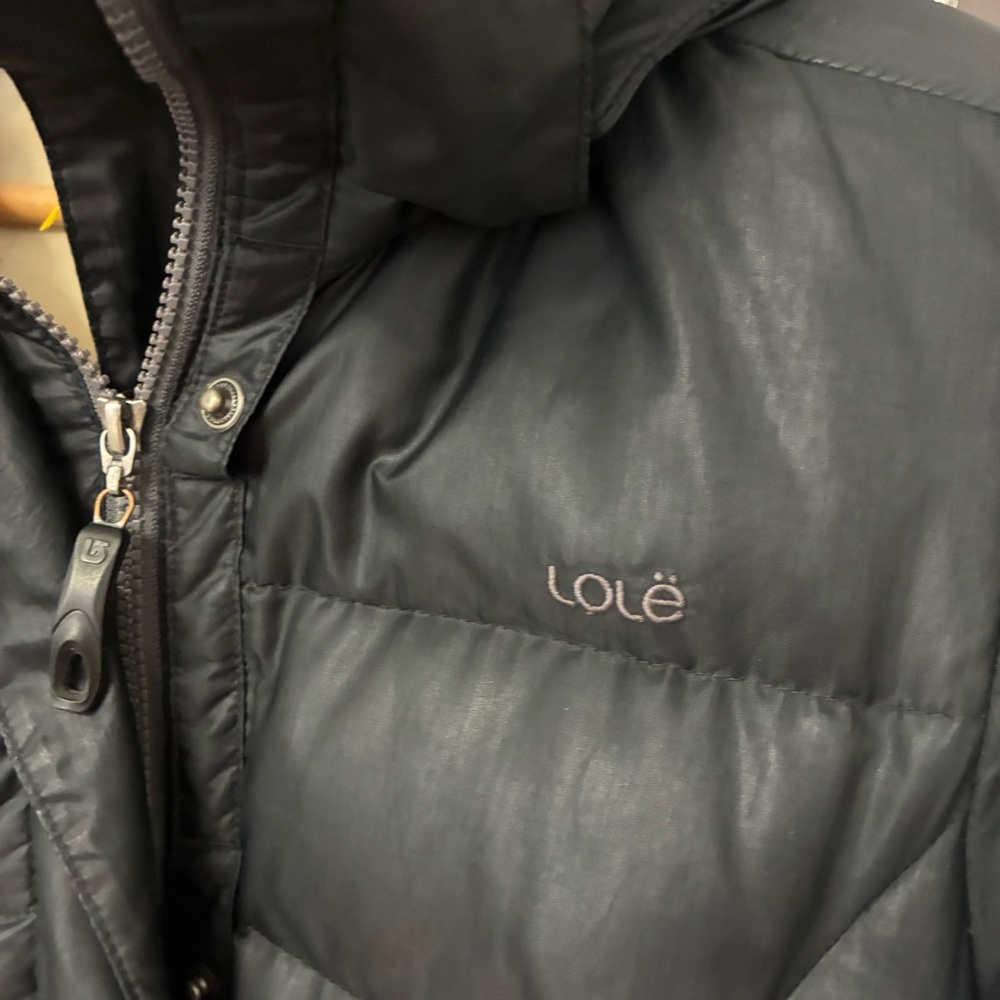 Lole Women's Black Puffer Jacket. Duck feather filled. Size small. EUC. - Picture 5 of 16